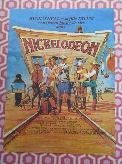 NICKELODEON FRENCH MOYENNE (30.5"x 23") POSTER RYAN O'NEAL BURT REYNOLDS 1976