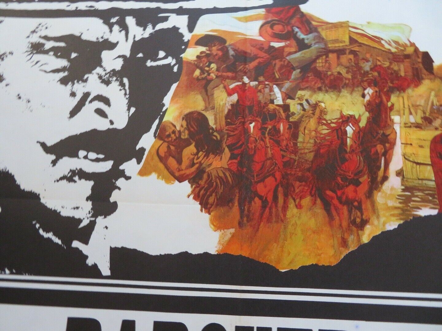 BARQUERO FRENCH MOYENNE (29.5"x 22") POSTER LEE VAN CLEEF WARREN OATES 1970