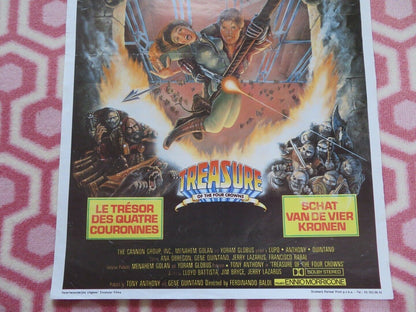 TREASURE OF THE FOUR CROWNS BELGIUM (21"x 14") POSTER TONY ANTHONY 1983