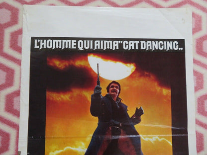 L'HOMME QUI AIMA  "CAT DANCING" BELGIUM (21.5"x 14.5") POSTER BURT REYNOLDS 1973