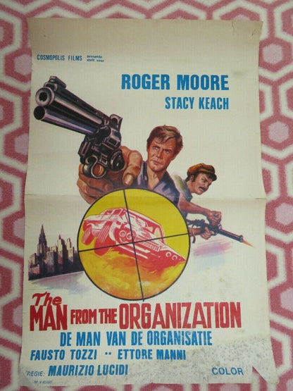 THE MAN FROM THE ORGANIZATION/ Street People BELGIUM (21.5"x 14.5") POSTER 1976