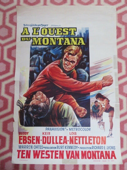 WEST MONTANA/ Mail Order Bride BELGIUM (21.5"x 14.5") POSTER BUDDY EBSEN 1964