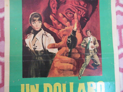 UN DOLLARO PER 7 VIGLIACCHI ITALIAN LOCANDINA (27.5" x 13") POSTER 1968