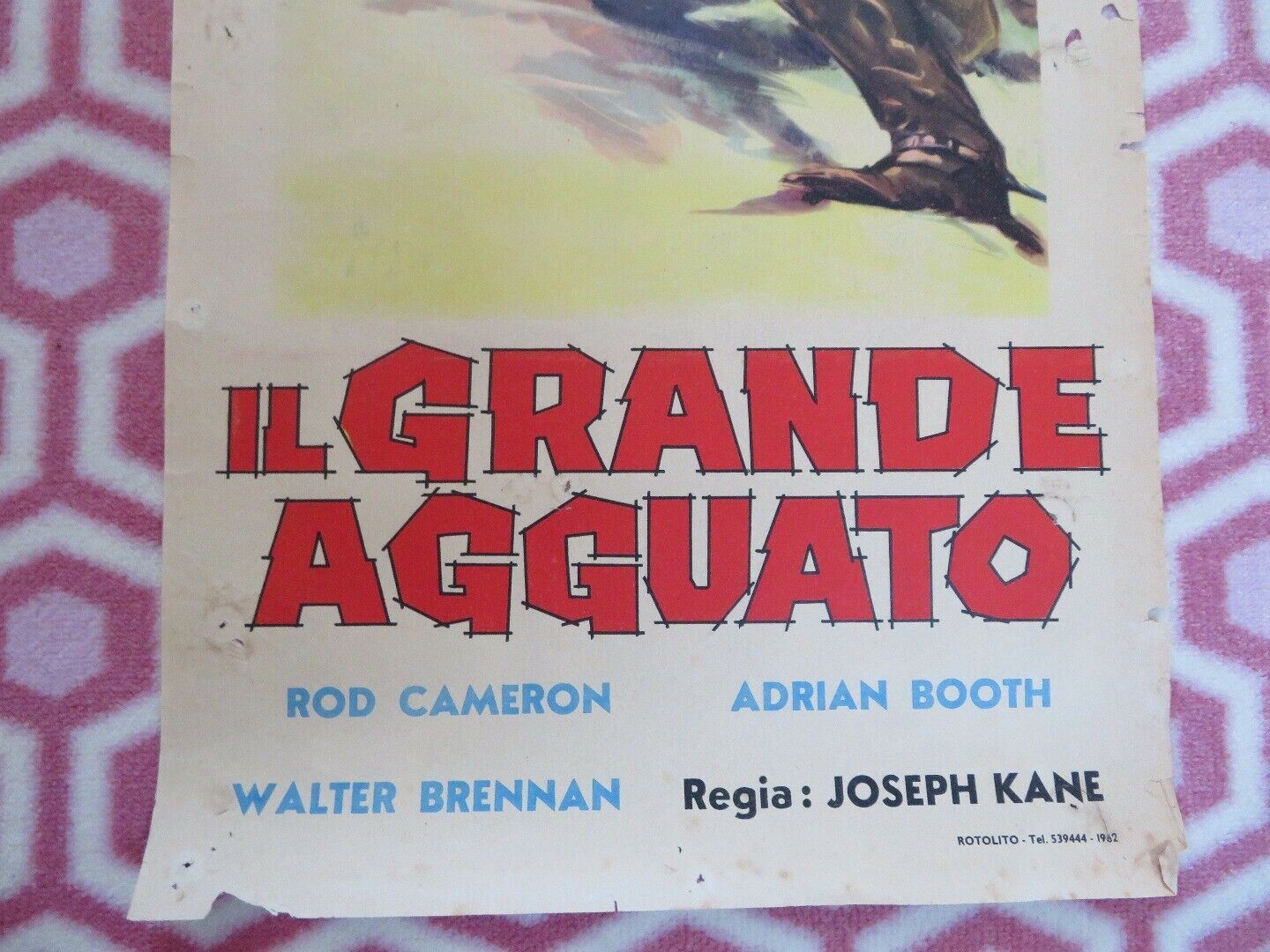 IL GRANDE AGGUATO / Brimstone ITALIAN LOCANDINA (27" x 13") POSTER ROB CAMERON