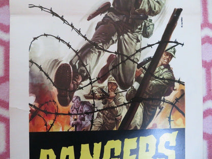 RANGERS ATTACCO ORAX / The Rangers ITALIAN LOCANDINA (27" x 13") POSTER 1970