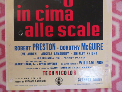 IL BUIO IN CIMA ALLE SCALE ITALIAN LOCANDINA (27" x 13") POSTER 1960