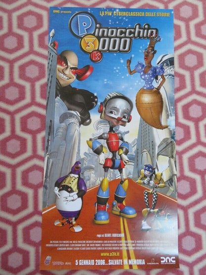 PINOCCHIO 3000 ITALIAN LOCANDINA (25" x 12.5") POSTER WHOOPI GOLDBERG 2004