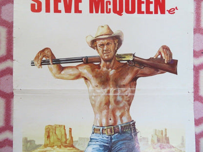 NEVADA SMITH ITALIAN LOCANDINA (27" x 13") POSTER STEVE MCQUEEN 1966