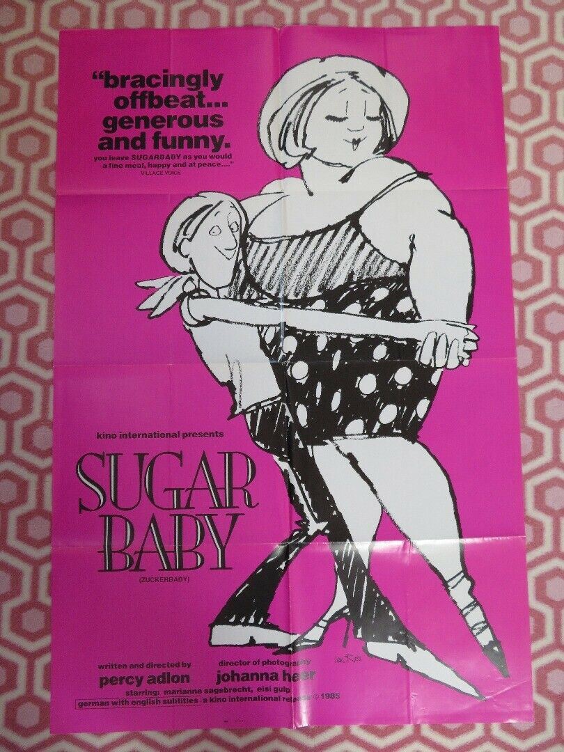 SUGAR BABY/ ZUCKERBABY US ONE SHEET POSTER MARIANNE  SAGEBRECHT 1985