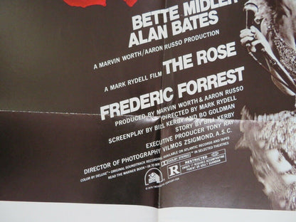 THE ROSE US ONE SHEET POSTER BETTE MIDLER ALAN BATES 1979