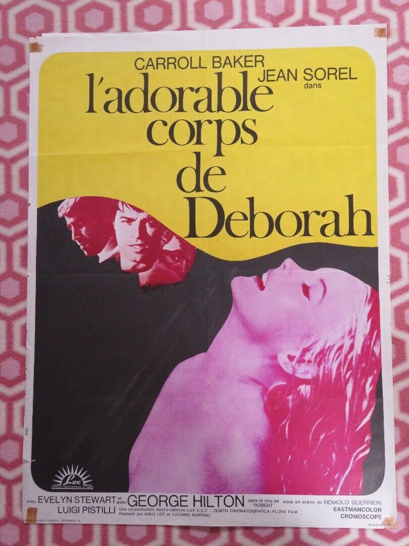 L'ADORABLE CORPS DE DEBORAH FRENCH (23" x 31") POSTER CARROLL BAKER JEAN SOREL