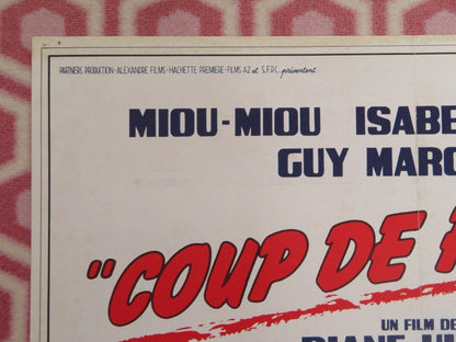 COUP DE FOUDRE/ Entre Nous FRENCH (22.5" x 30") POSTER MIOU-MIOU  1983