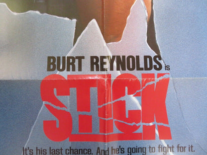 STICK  US ONE SHEET POSTER GEORGE SEGAL CANDICE BERGEN  1985