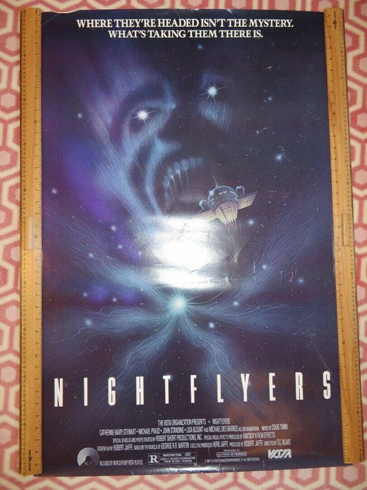 NIGHTFLYERS US ONE SHEET ROLLED POSTER MICHAEL PRAED 1987