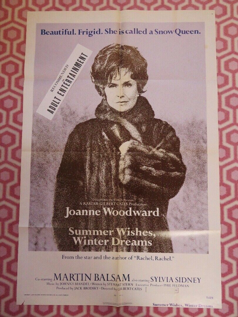 SUMMER WISHES, WINTER DREAMS ONE SHEET POSTER JOANNE WOODWARD 1973