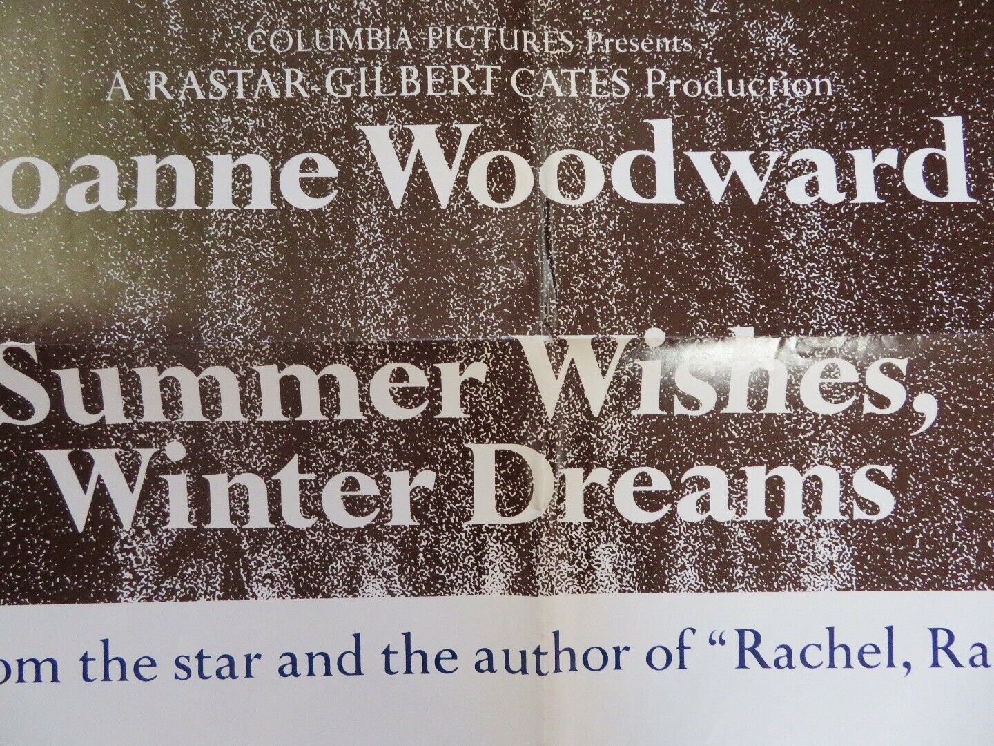 SUMMER WISHES, WINTER DREAMS ONE SHEET POSTER JOANNE WOODWARD 1973