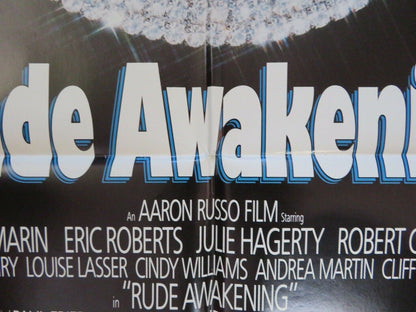 RUDE AWAKENING US ONE SHEET POSTER CHEECH MARIN ERIC ROBERTS 1989