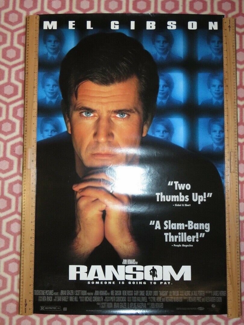 RANSOM US ONE SHEET ROLLED POSTER MEL GIBSON RENE RUSSO 1996