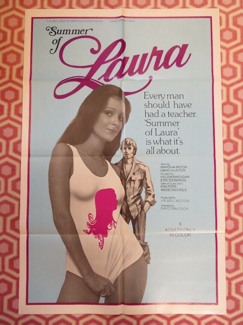 SUMMER OF LAURA  US ONE SHEET POSTER MARSHA MOON DAVID HUNTER 1976