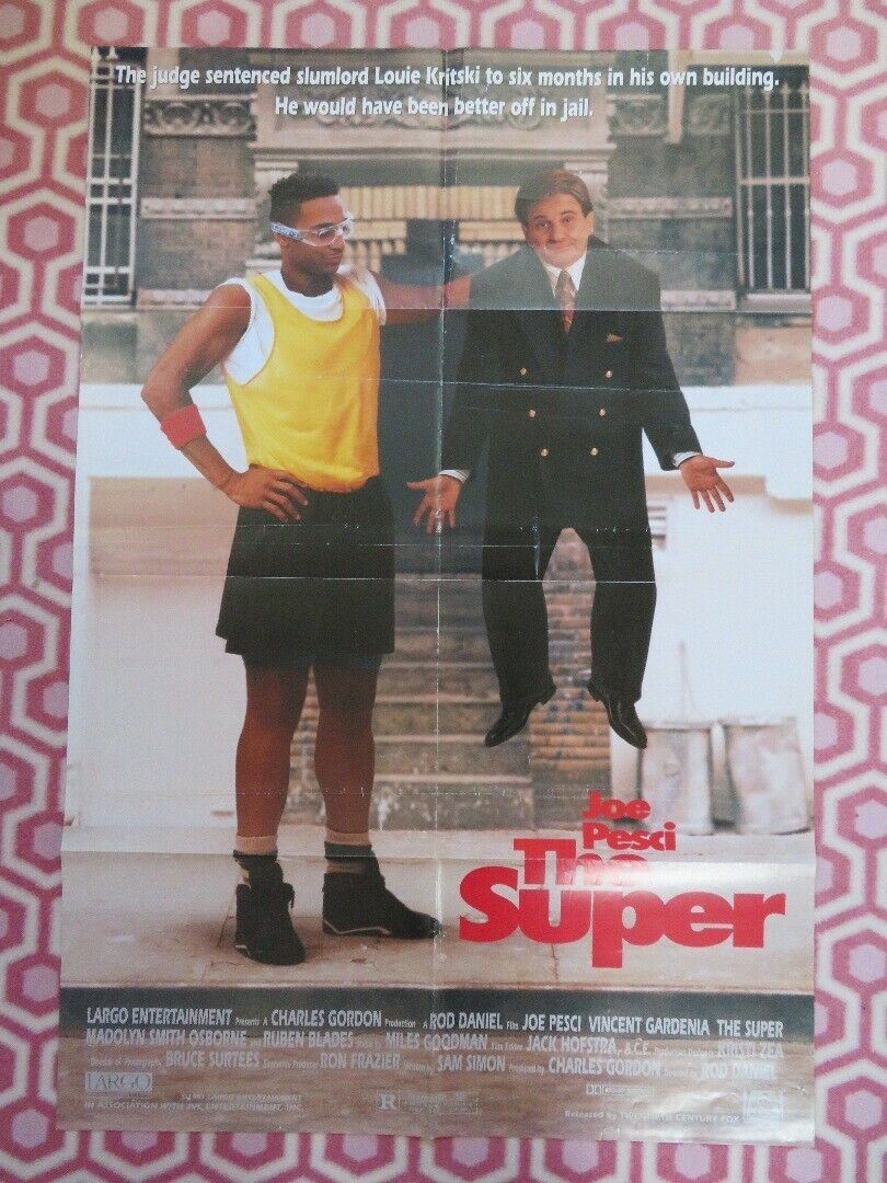 THE SUPER US ONE SHEET POSTER JOE PESCI VINCENT GARDENIA 1991