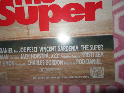 THE SUPER US ONE SHEET POSTER JOE PESCI VINCENT GARDENIA 1991