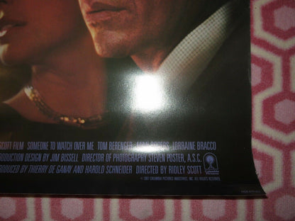 SOMEONE TO WATCH OVER ME US ONE SHEET ROLLED POSTER RIDLEY SCOTT  TOM BERENGER