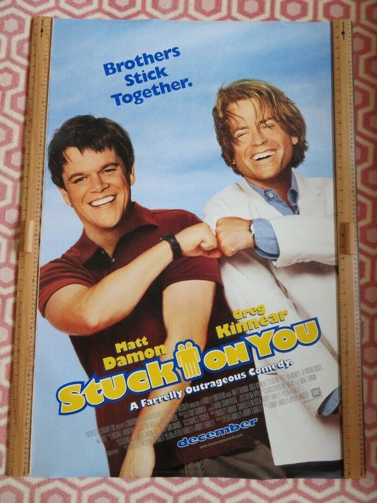 STUCK ON YOU US ONE SHEET ROLLED POSTER MATT DAMON  GREG KINNEAR  2003 VERSION A