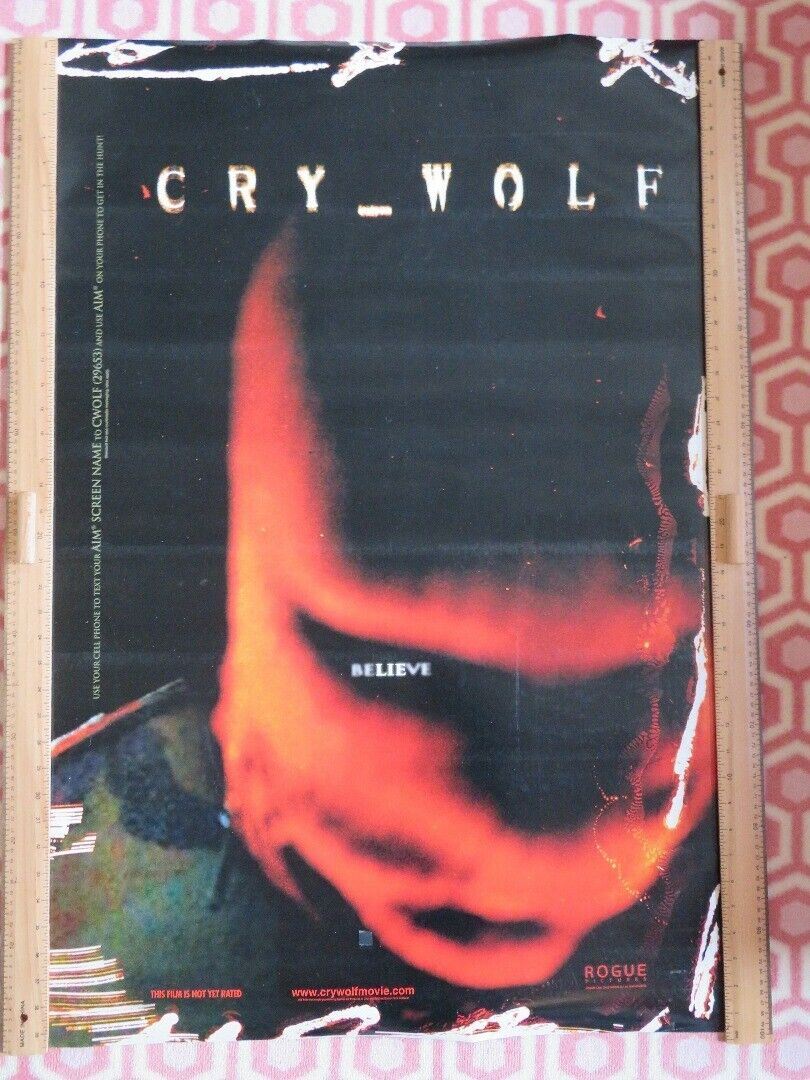 CRY WOLF US ONE SHEET ROLLED POSTER ERICA YATES 2005