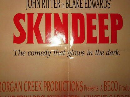 SKIN DEEP US ONE SHEET POSTER JOHN RITTER VINCENT GARDENIA 1989