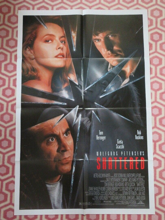 SHATERED US ONE SHEET POSTER TOM BERENGER BOB HOSKINS 1991