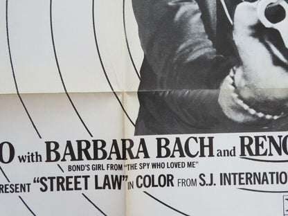 STREET LAW US ONE SHEET POSTER FRANCO NERO BARBARA BACH 1974