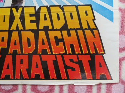 EL BOXEADOR EL ESPADACHIN Y EL KARATISTA (30.5"X 21") ROLLED POSTER 1972