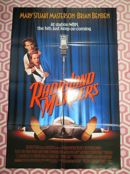 RADIOLAND MURDERS US ONE SHEET POSTER MEL SMITH GEORGE LUCUS 1994