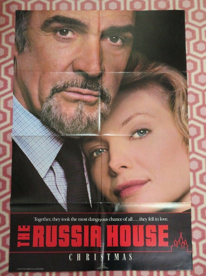 THE RUSSIA HOUSE US ONE SHEET POSTER TEASER SEAN CONNERY MICHELLE PFEIFFER 1990