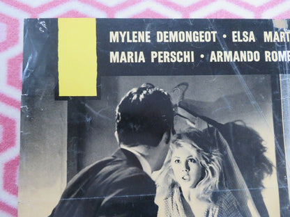 Un amore a Roma/ LOVE IN ROME (29"x 26.5") POSTER MYLENE DEMONGEOT 1960