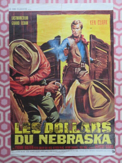 LES DOLLARS DU NEBRASKA/ Savage Gringo BELGIUM (31"x 21.5") POSTER KEN CLARK '66