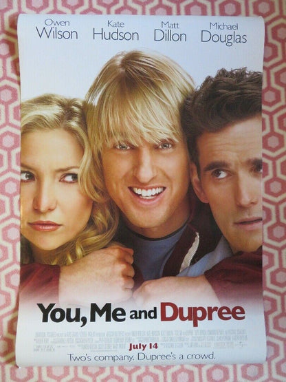 YOU, ME AND DUPREE US ONE SHEET ROLLED POSTER OWEN WILSON KATE HUDSON 2006