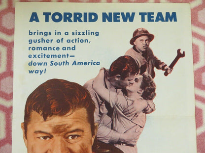 MAGNIFICENT ROUGHNECKS US INSERT (14"x 36") POSTER JACK CARSON MICKEY ROONEY '56