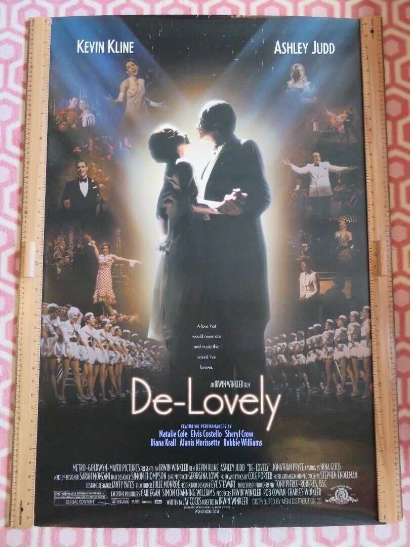 DE-LOVELY US ROLLED POSTER KEVIN KLINE SHERYL CROW 2004