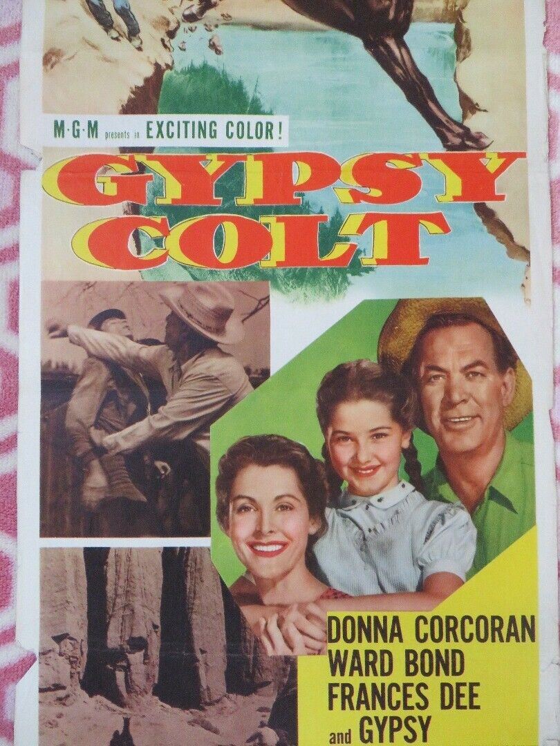 GYPSY COLT US INSERT (14"x 36") POSTER DONNA CORCORAN 1954