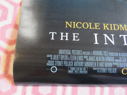 THE INTERPRETER US ROLLED POSTER NICOLE KIDMAN SEAN PENN 2005