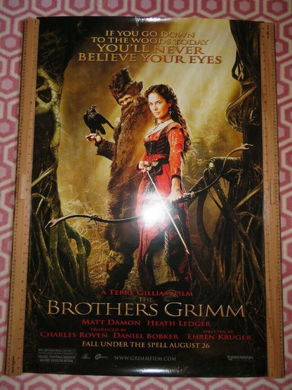 BROTHERS GRIMM US ROLLED POSTER TERRY GILLIAM MATT DAMON HEATH LEDGER 2005