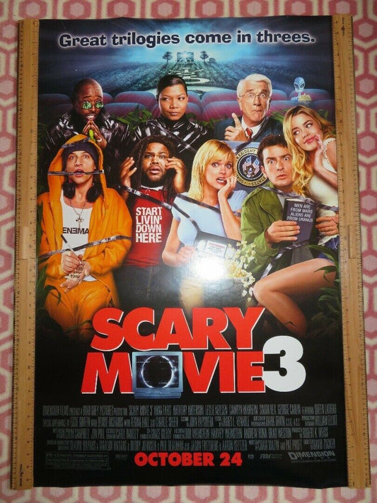 SCARY MOVIE 3 US ROLLED POSTER ANNA FARIS ANTHONY ANDERSON LESLIE NEILSEN 2003