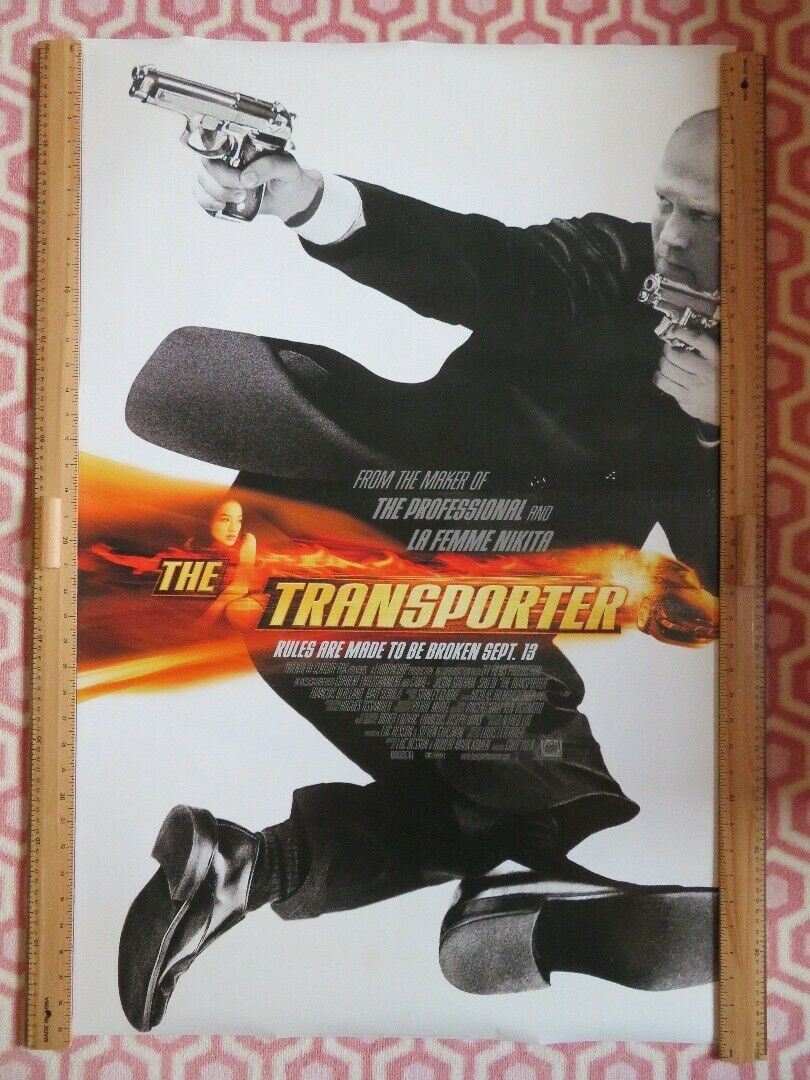 THE TRANSPORTER VERSION A US ROLLED POSTER JASON STATHAM 2002