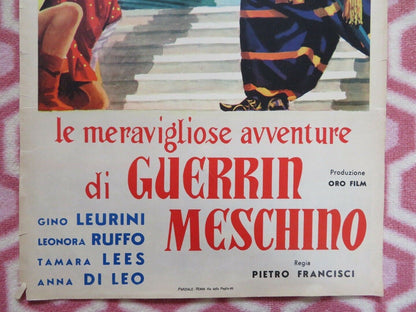 Wonderful Adventures of Guerrin Mescino ITALIAN LOCANDINA (27.5" x 13") POSTER