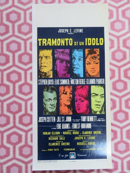 TRAMONTO DI UN IDOLO/ The Oscar ITALIAN LOCANDINA (27.5" x 13") POSTER 1966