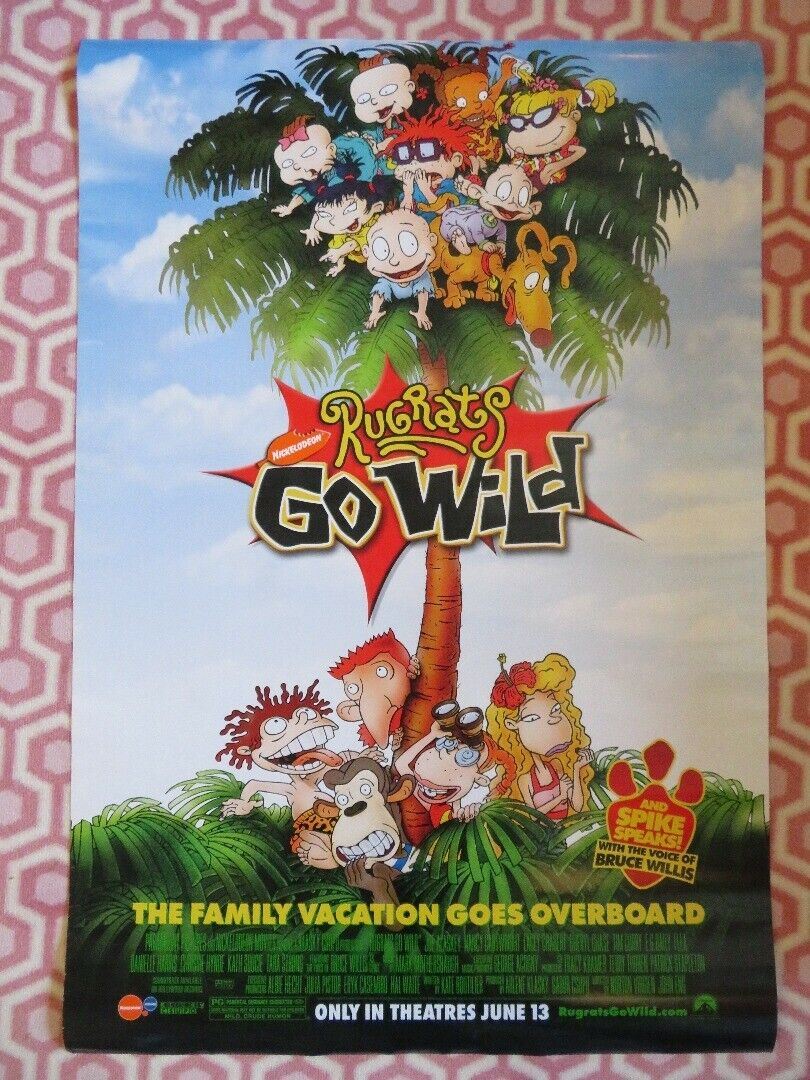 RUGRATS GO WILD US ROLLED POSTER NICKELODEON TIM CURRY BRUCE WILLIS 2003