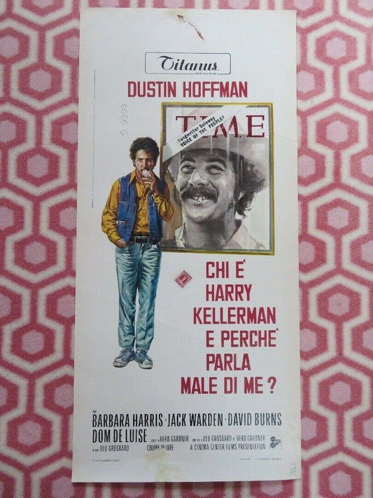 Who Is Harry Kellerman and Why Is He ITALIAN LOCANDINA (27.5"x 13") POSTER 1971