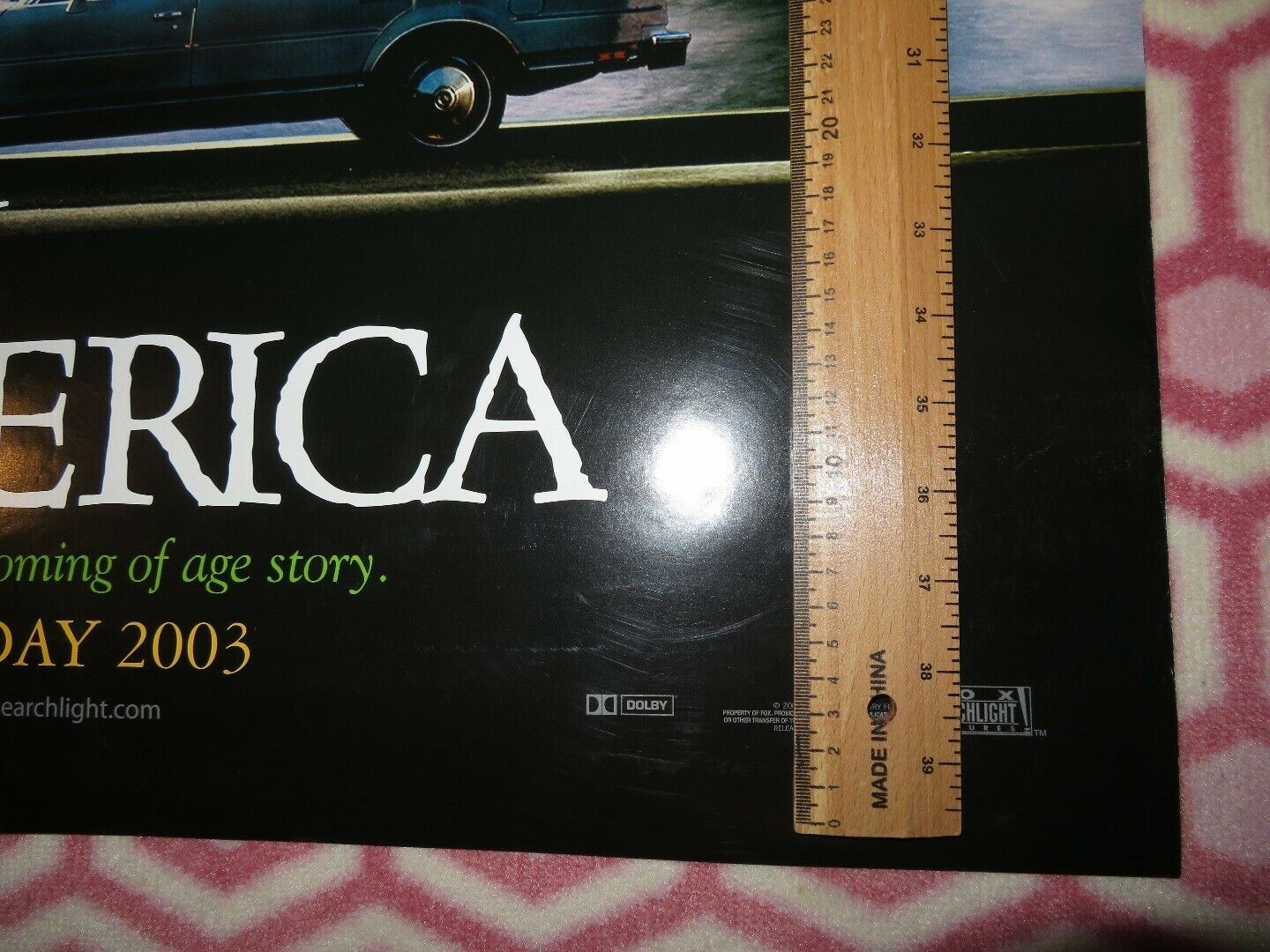 IN AMERICA U.S ROLLED POSTER PADDY CONSIDINE 2003