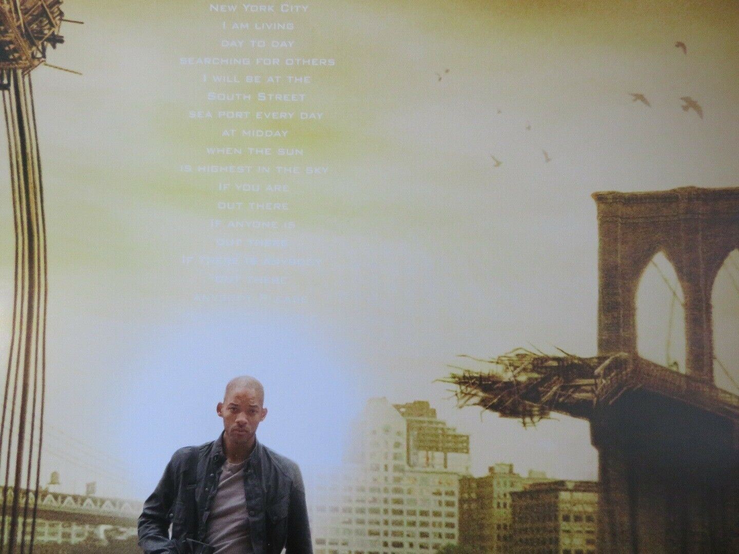 I AM LEGEND US ROLLED POSTER WILL SMITH 2007